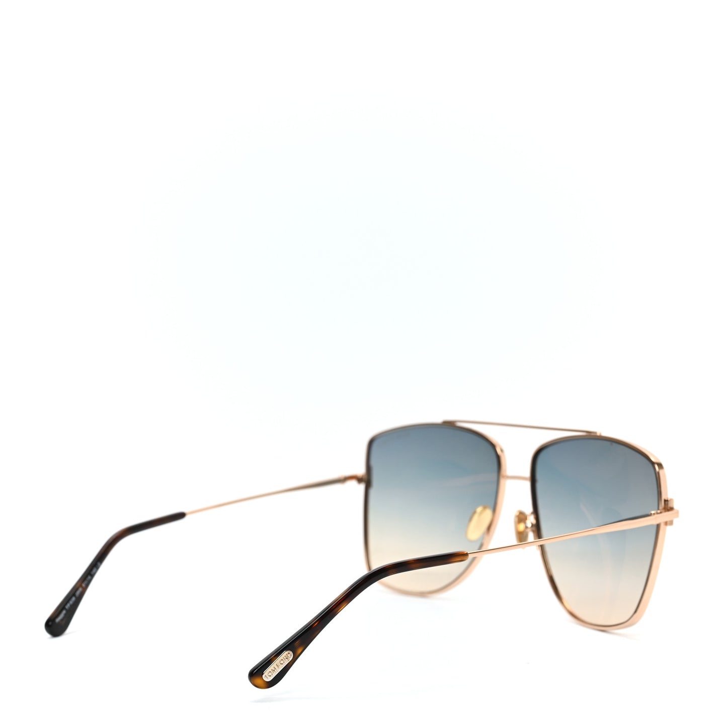 Reggie Aviator Sunglasses TF838 Shiny Rose Gold