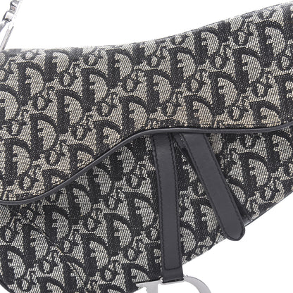 Christian Dior Monogram Saddle Bag Black 11 of 12