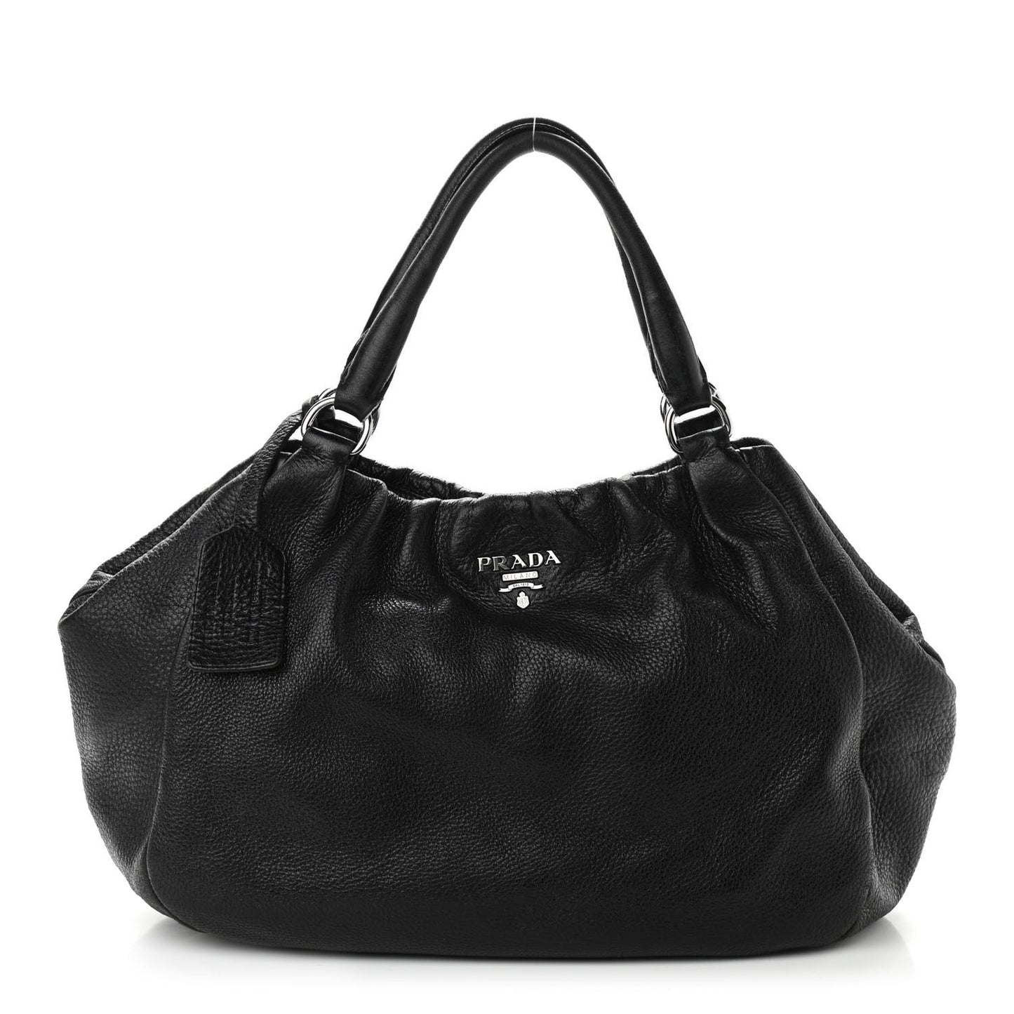 Vitello Daino Tote Black