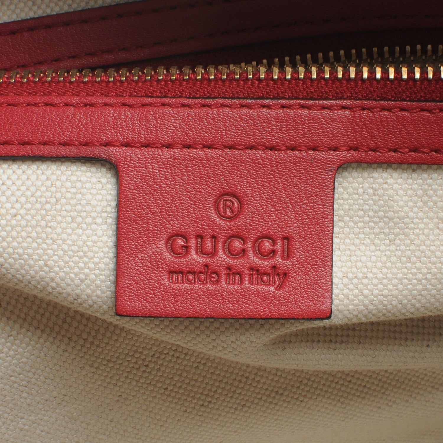 Gucci Leather Vintage Web Medium Boston Red 7 of 13