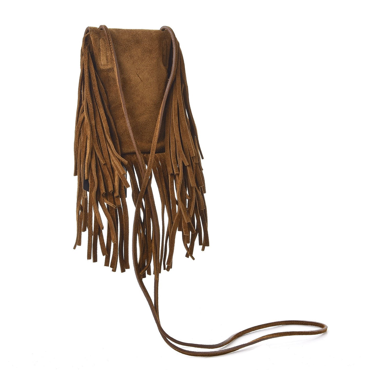 Suede Fringe Toy Monogram Anita Crossbody Bag Light Ocre