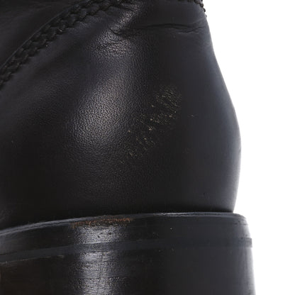 Chanel Suede Calfskin Shearling Cap Toe CC Short Boots 39 Brown 11 of 11