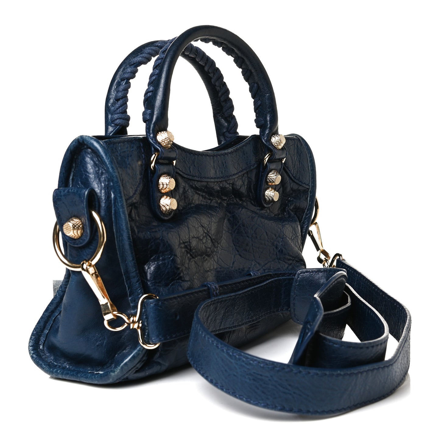 Agneau Giant 12 Gold Hardware Mini City Bleu Mineral