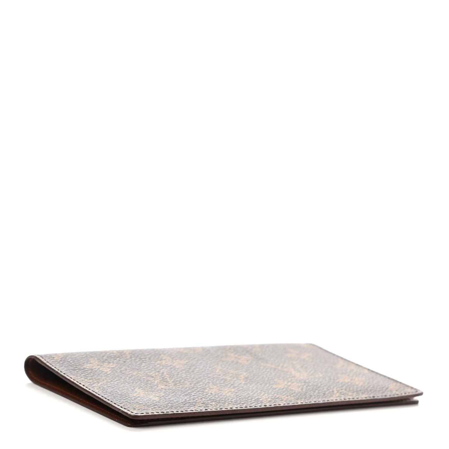 Monogram Simple Checkbook Holder Wallet Cover
