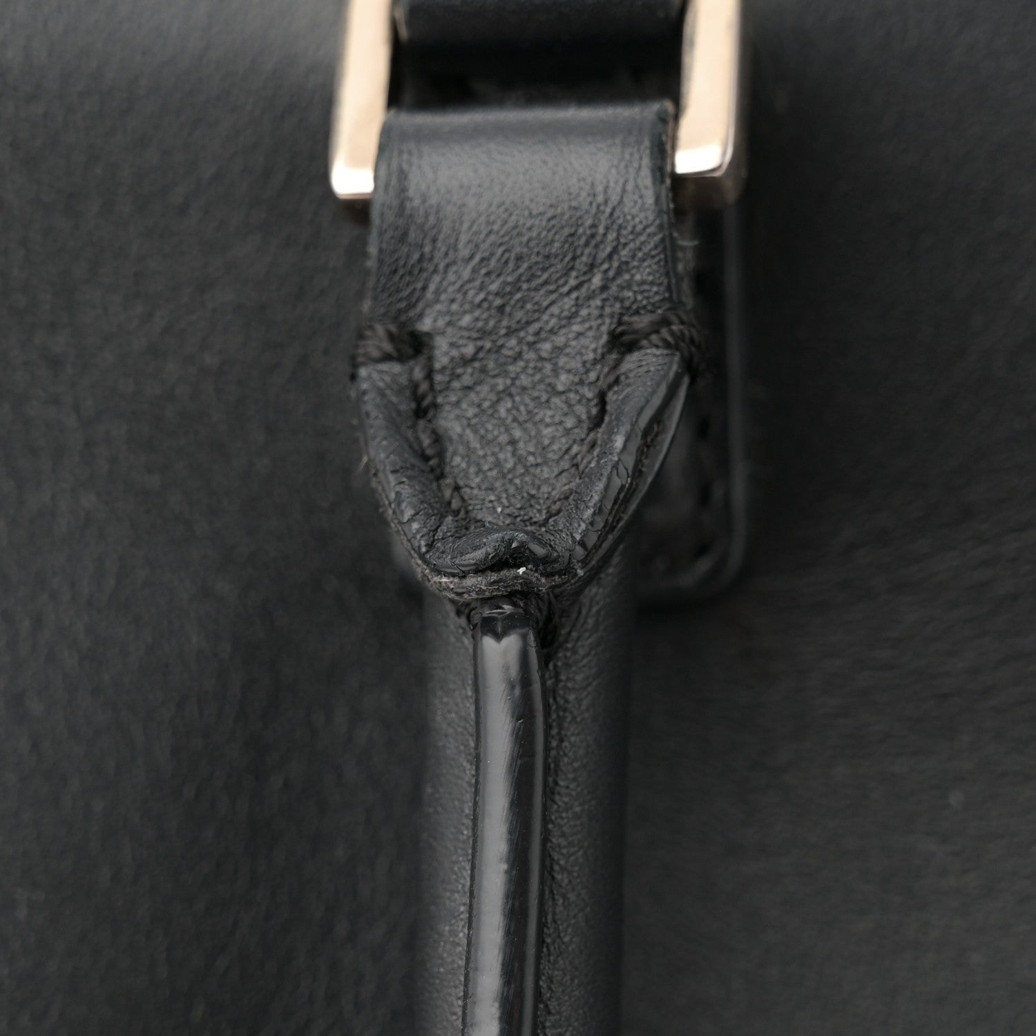 Valentino Garavani Vitello Bi-Color Small Rockstud Double Handle Tote Ivory Black 11 of 15