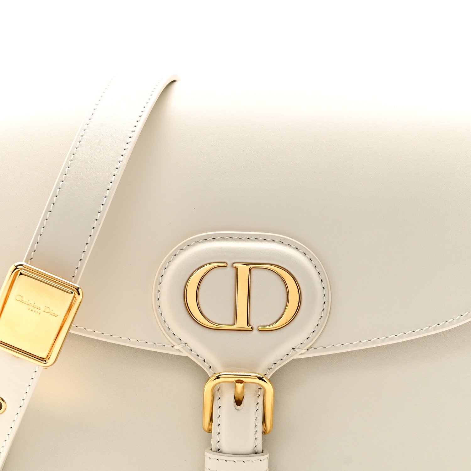 Christian Dior Box Calfskin Medium Bobby Flap Latte 7 of 10