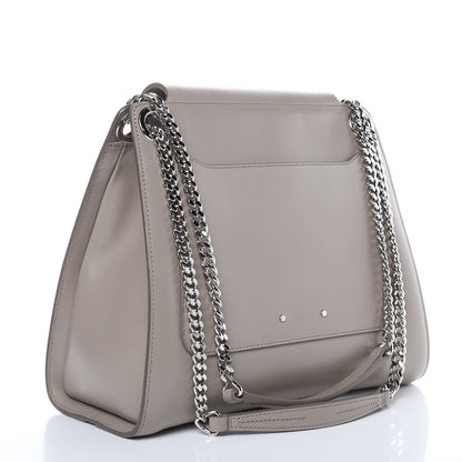 Chloe Shiny Calfskin Medium Annie Shoulder Bag Motty Grey 3 of 11