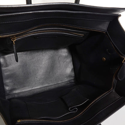 Celine Nubuck Smooth Calfskin Mini Tri-Color Luggage Olive 5 of 8