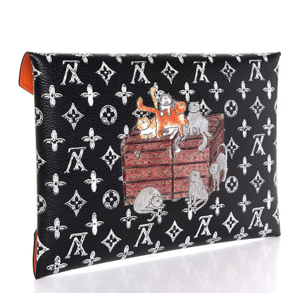 Louis Vuitton Catogram Kirigami Pochette Set Black 3 of 8