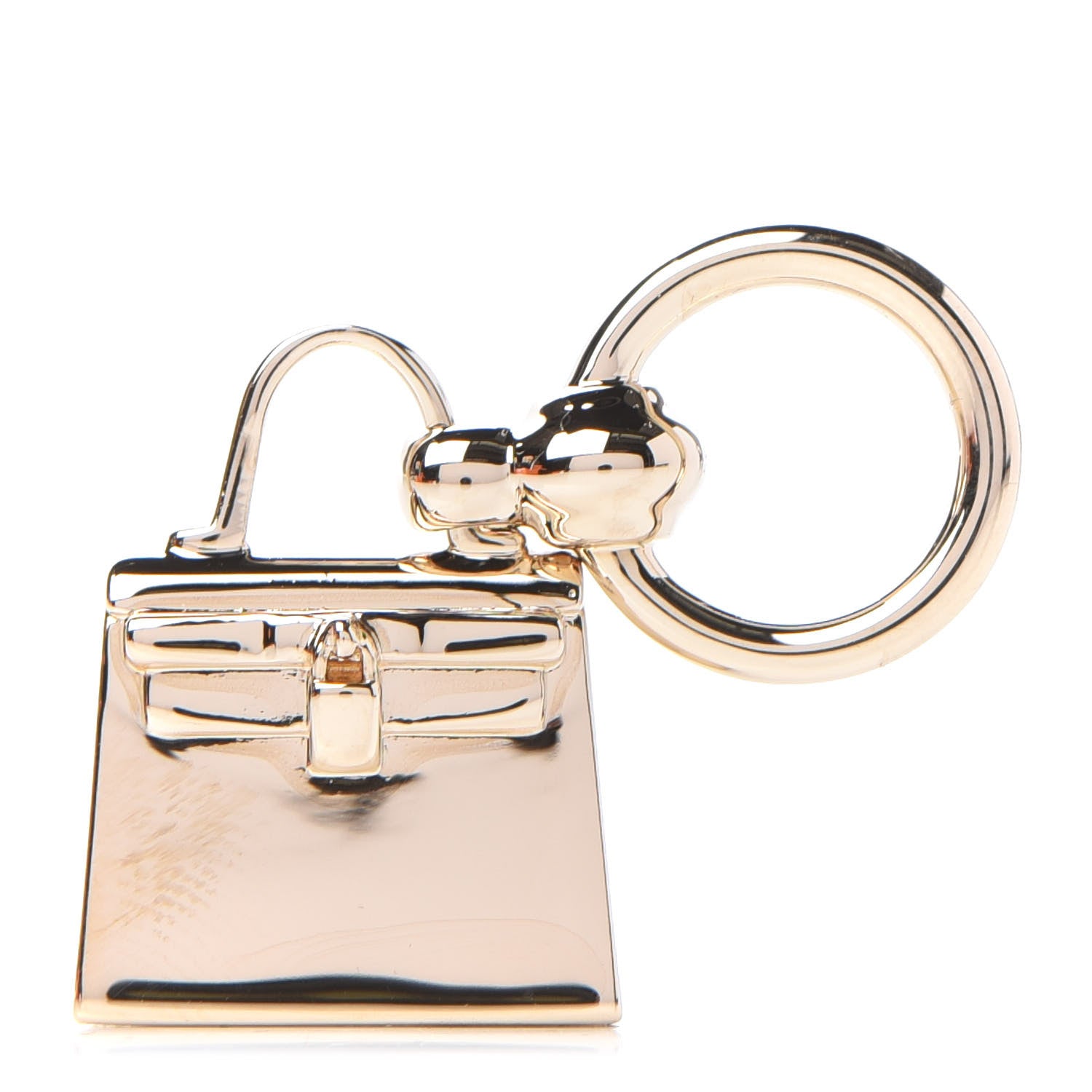 Hermes Permabrass Mini Kelly Twilly Ring 1 of 4