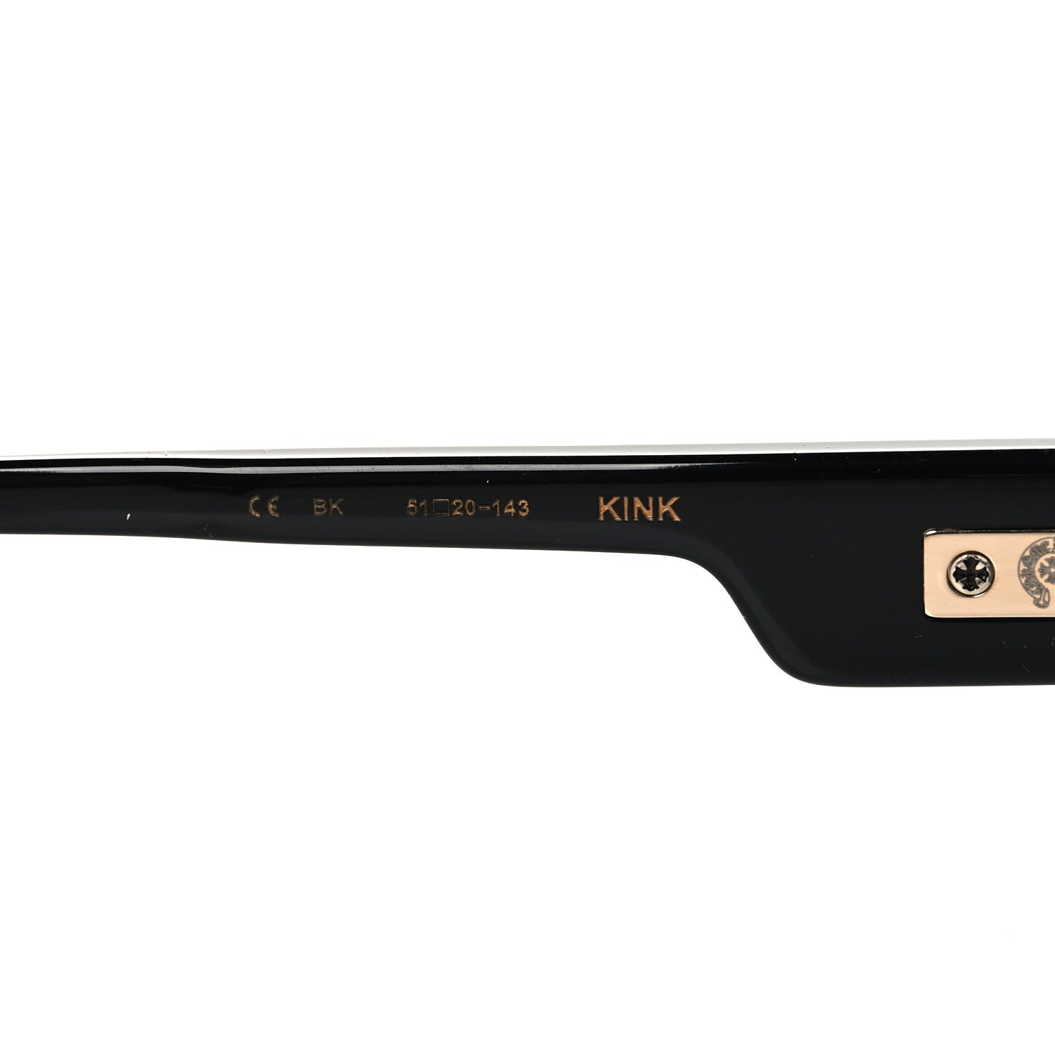 Chrome Hearts Acetate Kink Sunglasses Black 6 of 6