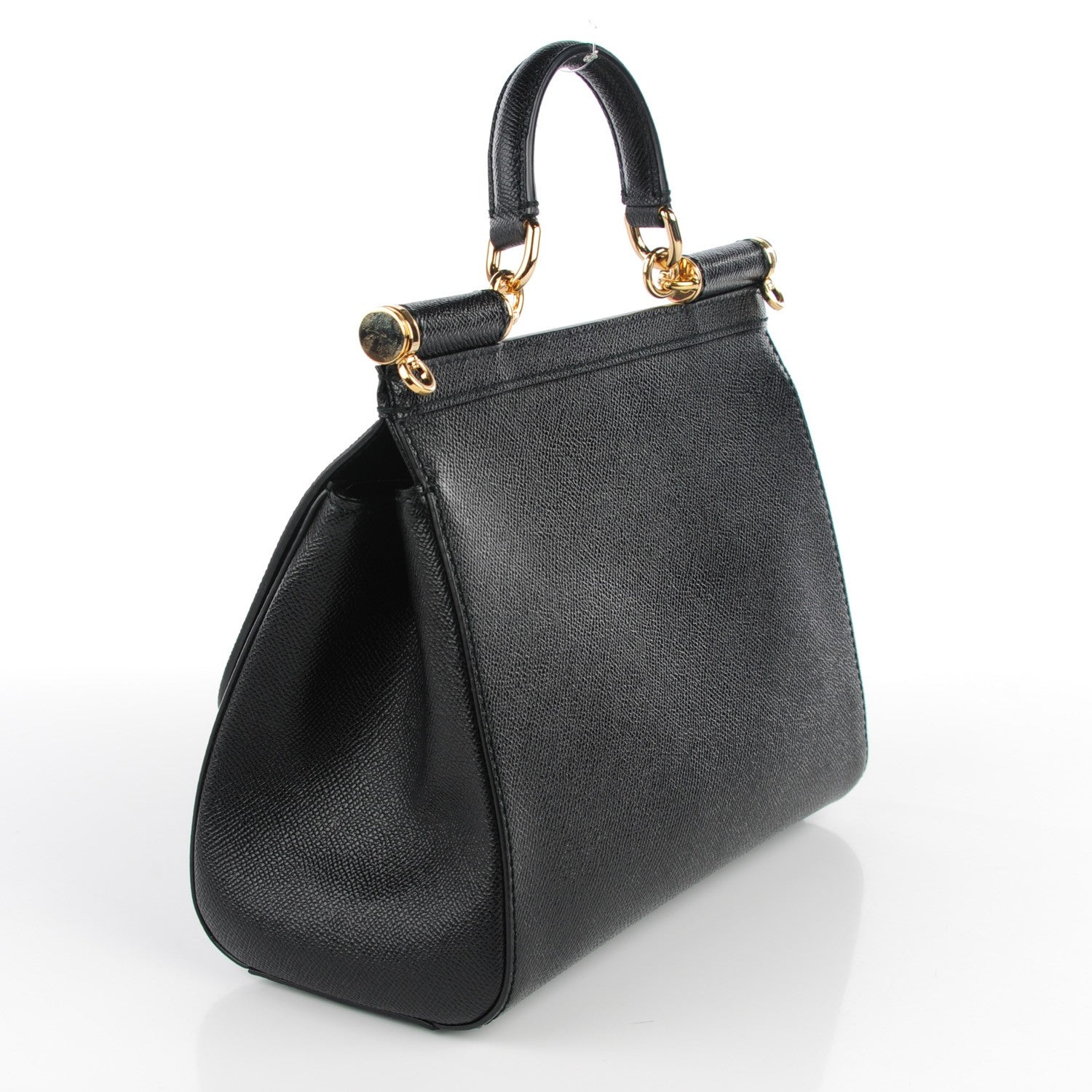 Dolce & Gabbana Dauphine Medium Miss Sicily Satchel Black 3 of 8