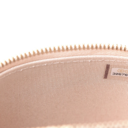 Chanel Caviar Quilted Small Vertical Coco Beauty Vanity Case With Chain Light Pink 7 of 10