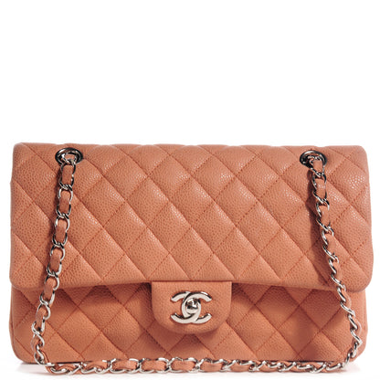 Chanel Iridescent Caviar Medium Double Flap Dark Beige 1 of 9