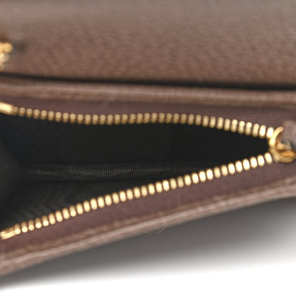 Gucci GG Supreme Monogram Web Ophidia Chain Card Case Wallet Beige New Acero 5 of 11