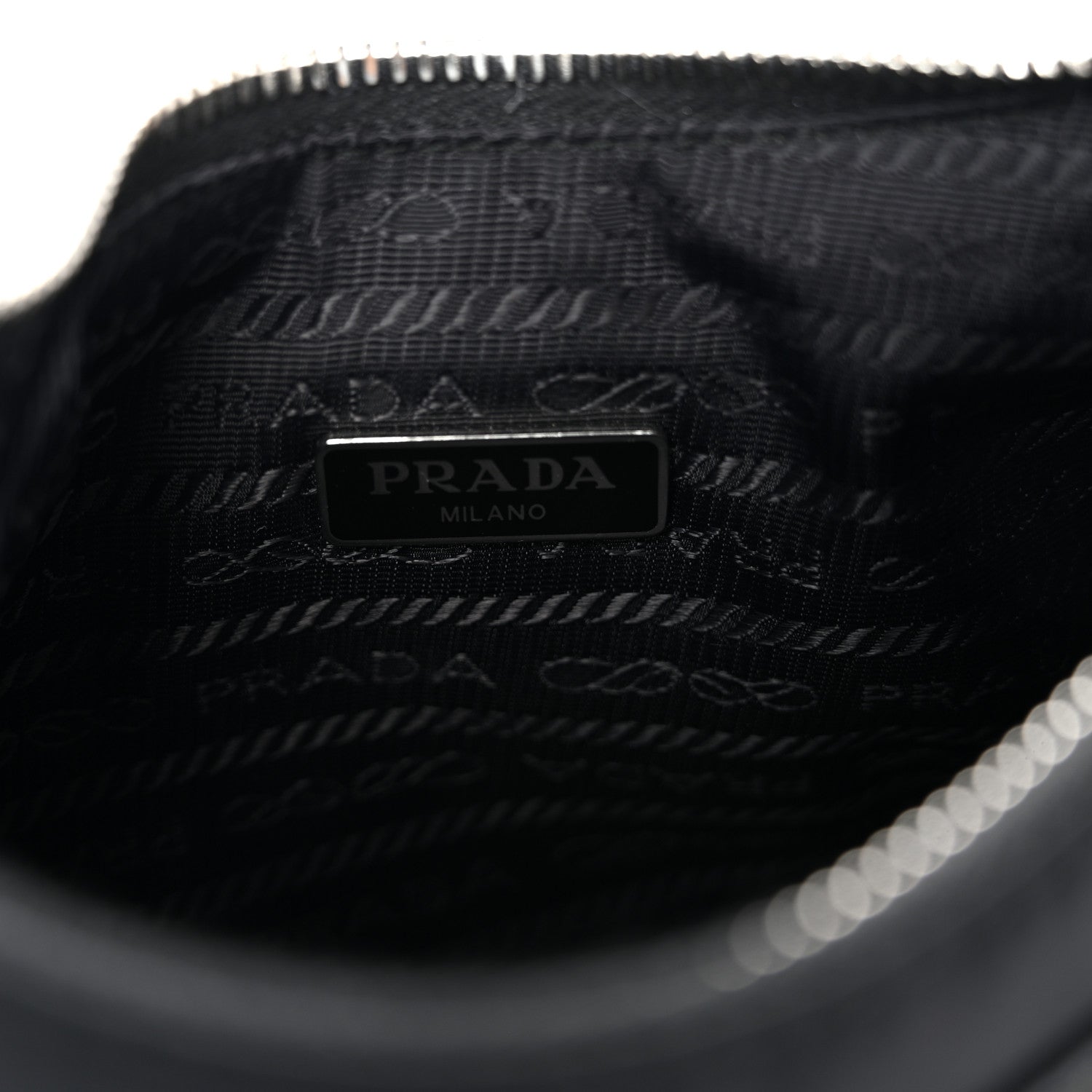 Prada Nylon Re-Edition 2005 Shoulder Bag Black 6 of 10