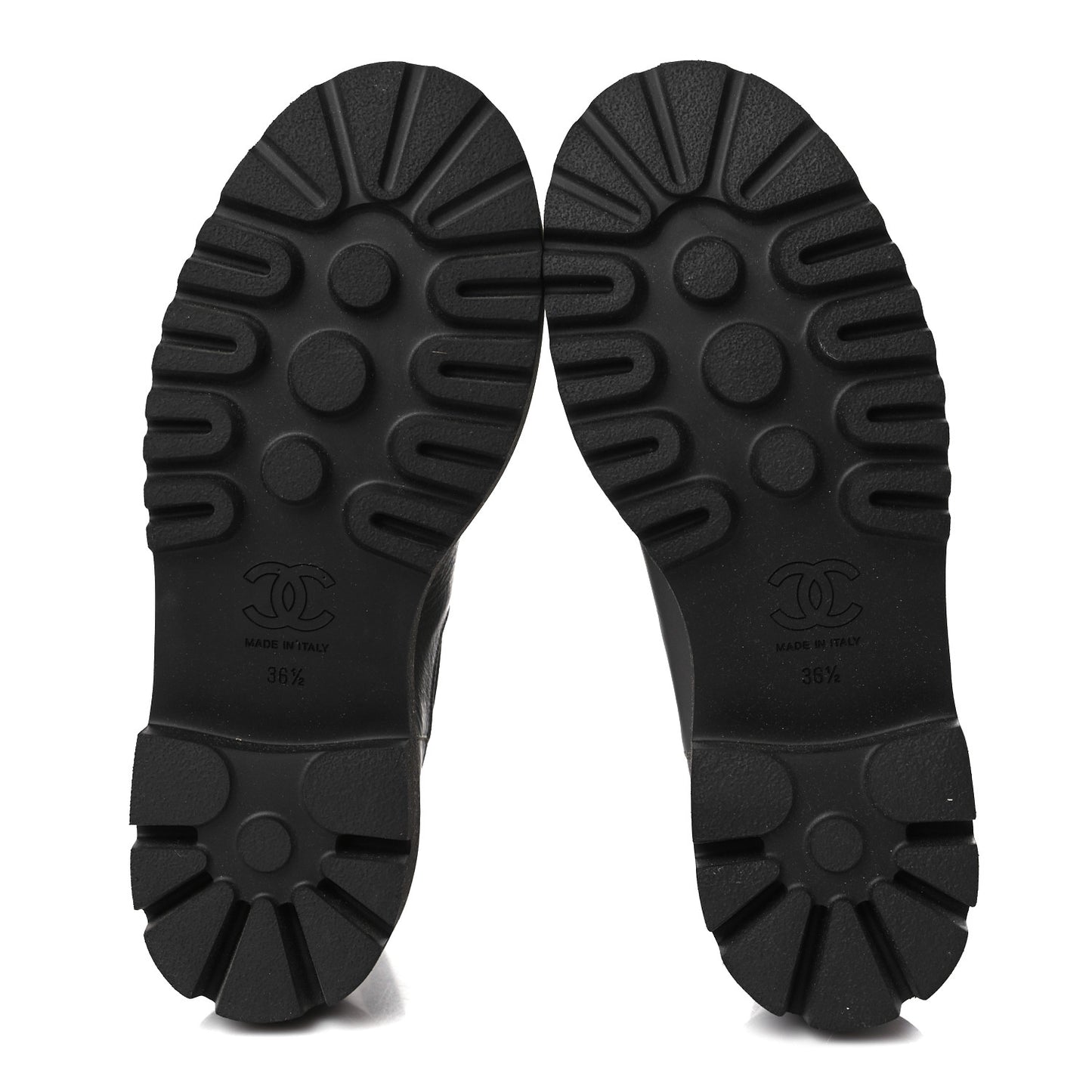 Crumpled Calfskin Patent Cap Toe Short Boots 36.5 Dark Grey Black