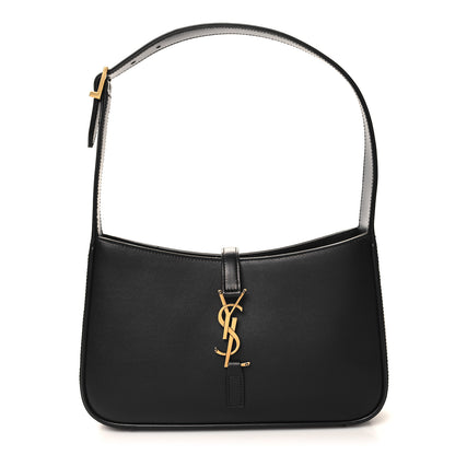 Saint Laurent Smooth Calfskin Le 5 A 7 Hobo Black 1 of 10