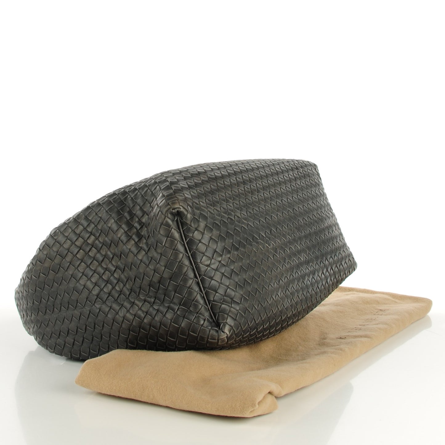 Nappa Intrecciato Sloane Hobo Ferro Gray