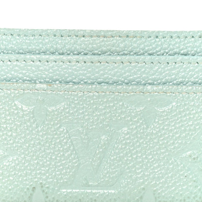 Louis Vuitton Empreinte Monogram LV Charms Card Holder Pearly Lagoon Turquoise 7 of 8