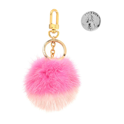 Louis Vuitton Mink Fluo Bubble Bag Charm Key Holder Pink 2 of 3
