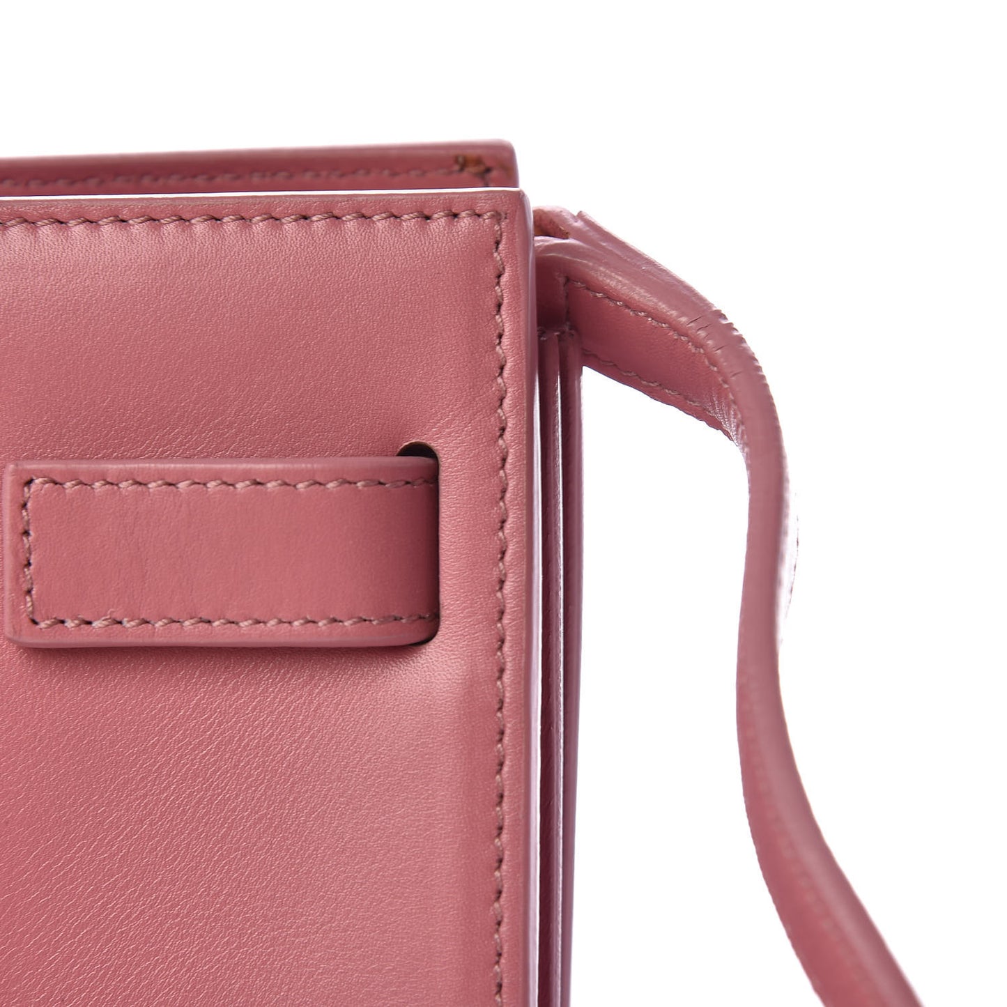 Calfskin Nano Sac De Jour Rose Dark