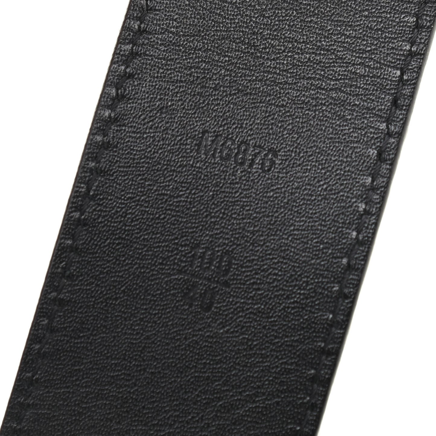 Suede Calfskin Mini Damier 40mm LV Initiales Belt 100 40 Moka