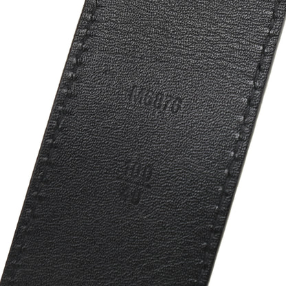 Louis Vuitton Suede Calfskin Mini Damier 40mm LV Initiales Belt 100 40 Moka 3 of 5