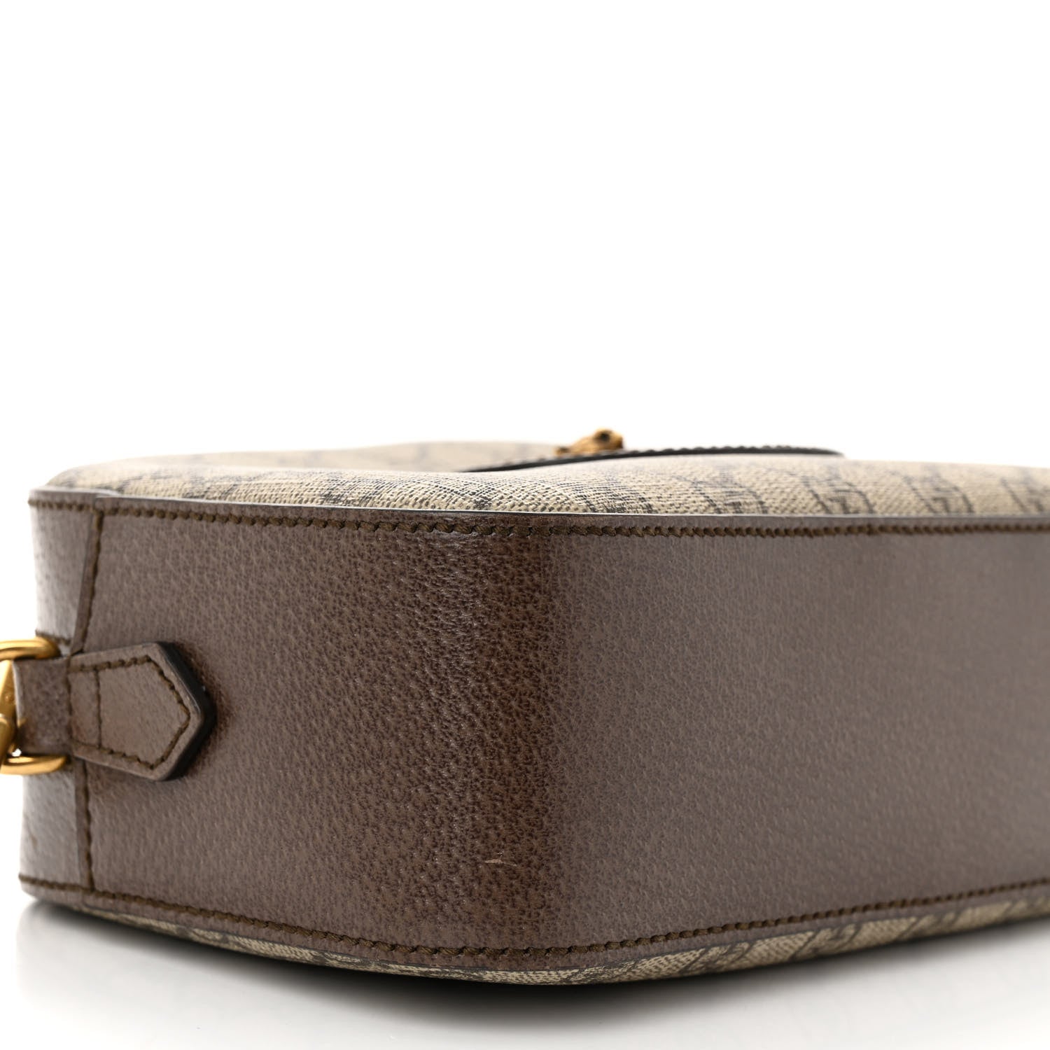 Gucci GG Supreme Monogram Web Neo Vintage Shoulder Bag Beige New Acero Crop 8 of 17