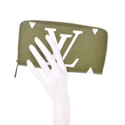 Louis Vuitton Monogram Giant Zippy Wallet Kaki White 2 of 9