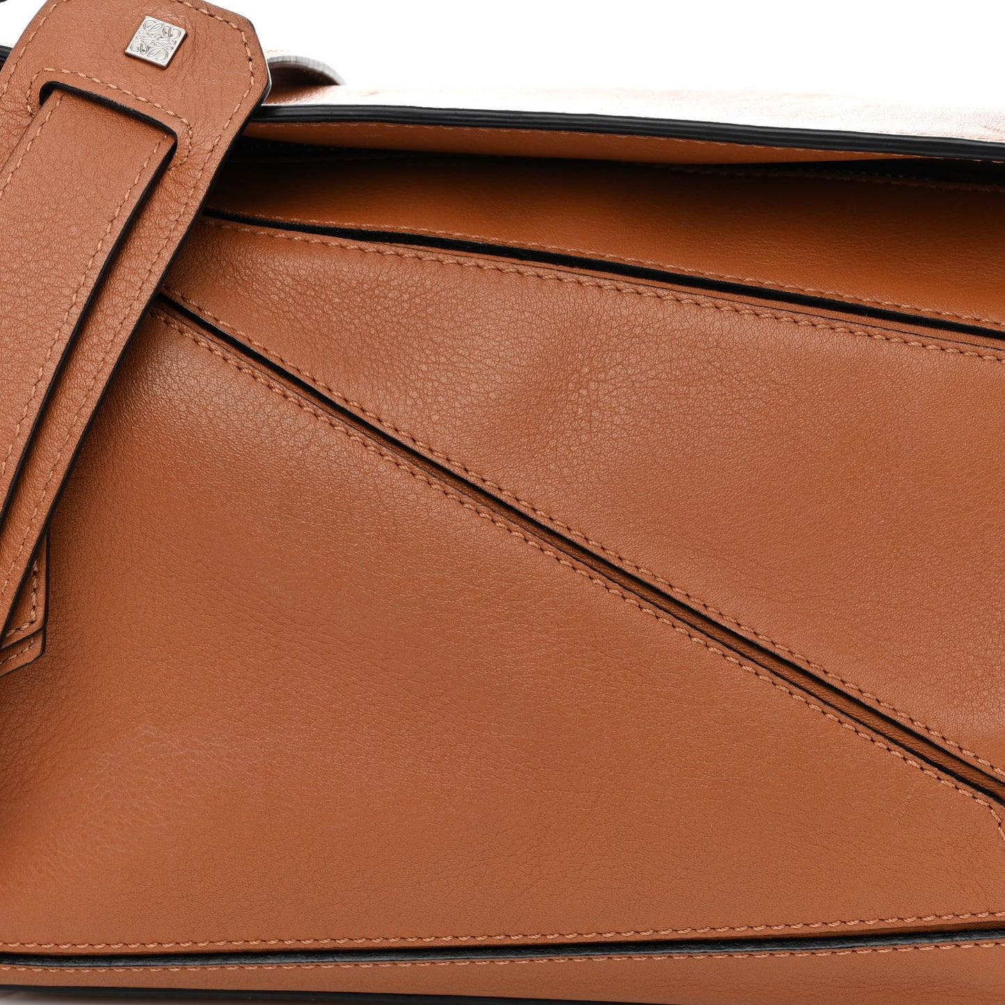 Calfskin Small Puzzle Bag Tan