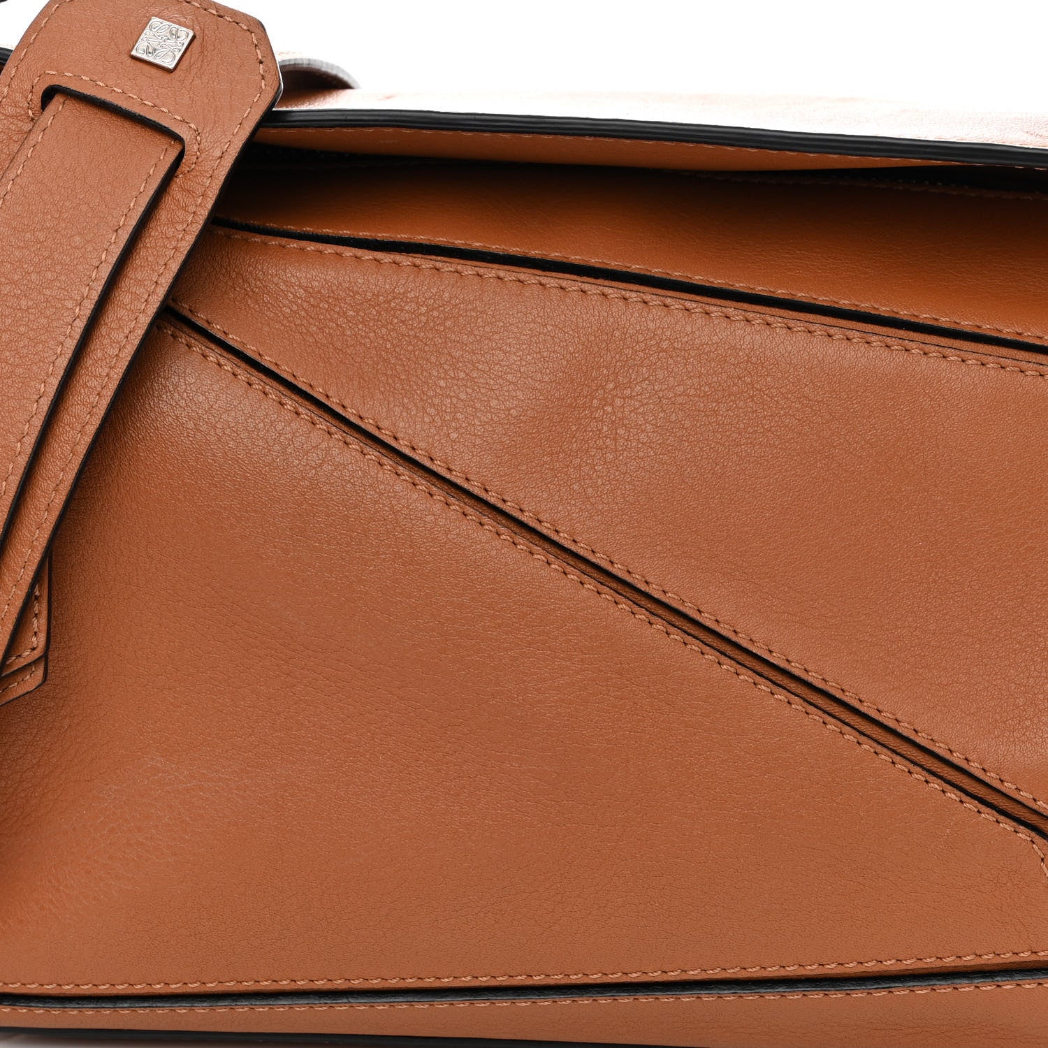 Loewe Calfskin Small Puzzle Bag Tan 8 of 10