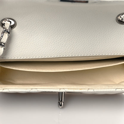 Chanel Caviar Quilted Extra Mini Flap White 5 of 10