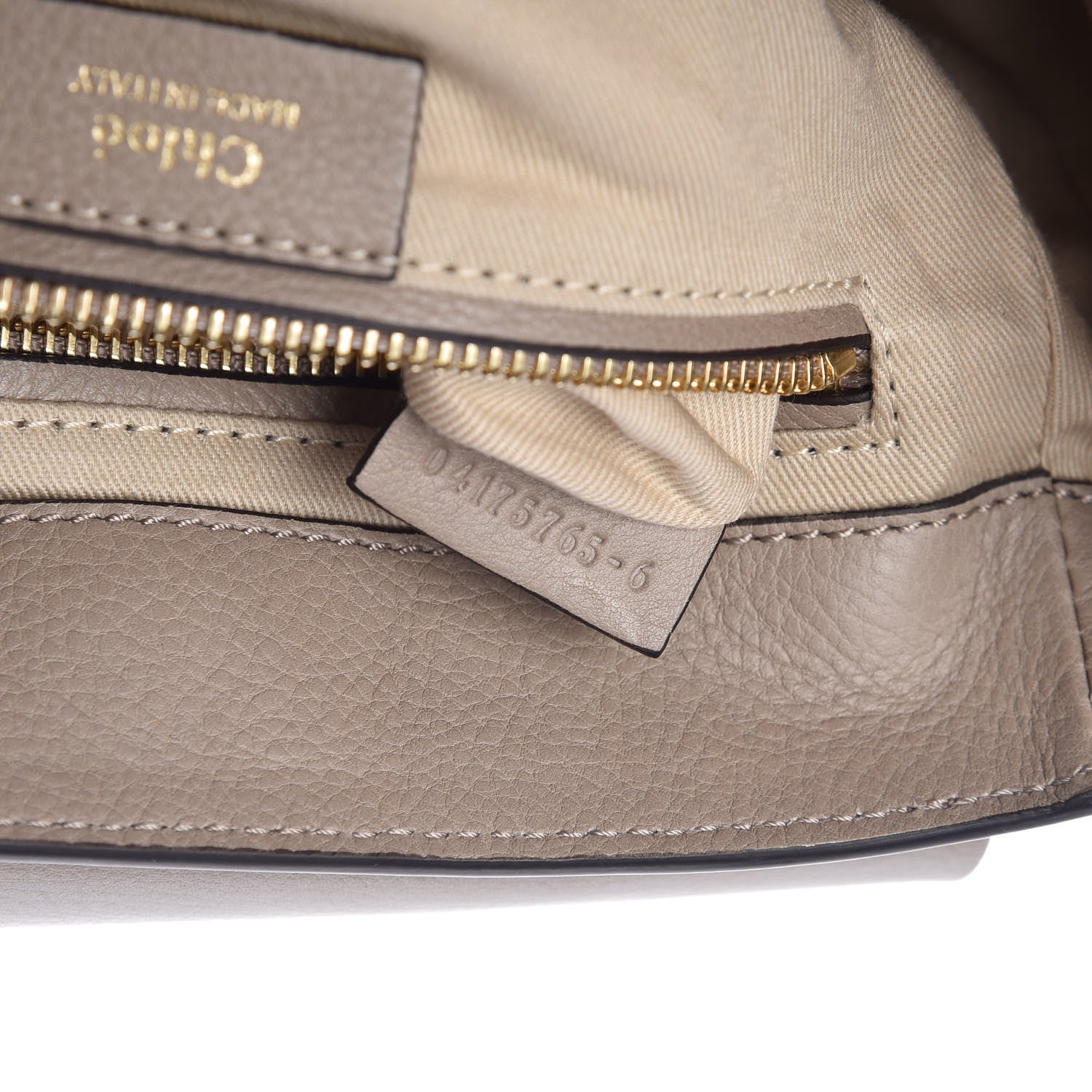 Chloe Suede Calfskin Small Faye Backpack Motty Grey 10 of 10