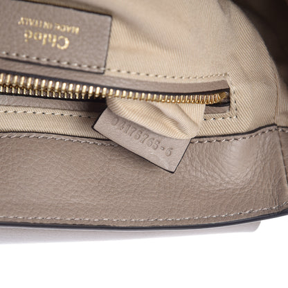 Chloe Suede Calfskin Small Faye Backpack Motty Grey 10 of 10