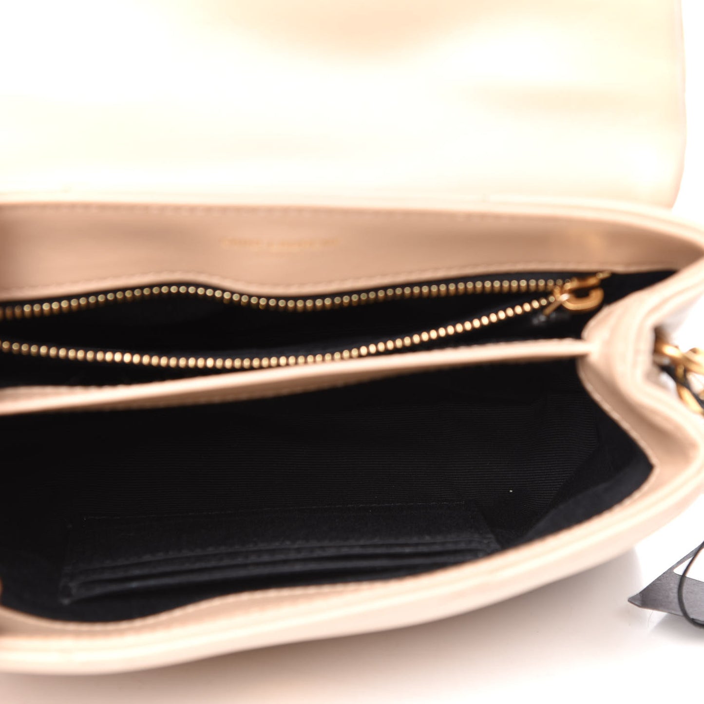Calfskin Y Quilted Monogram Toy Loulou Crossbody Bag Dark Beige