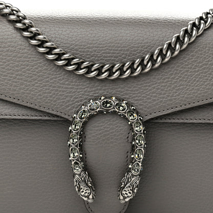 Gucci Pebbled Calfskin Small Dionysus Shoulder Bag Dusty Grey 8 of 11