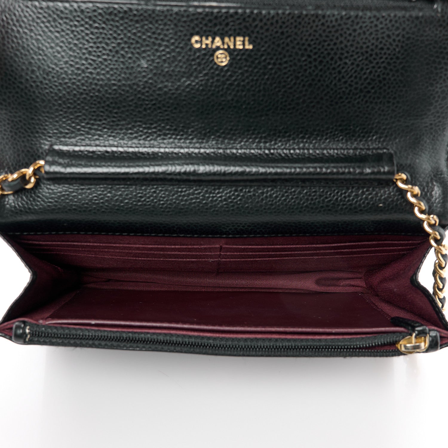 Chanel Caviar Quilted Wallet on Chain WOC Black 5 of 14