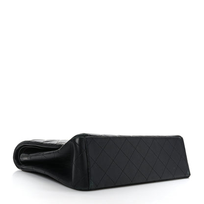 Chanel Lambskin Quilted Maxi Double Flap Black 4 of 9