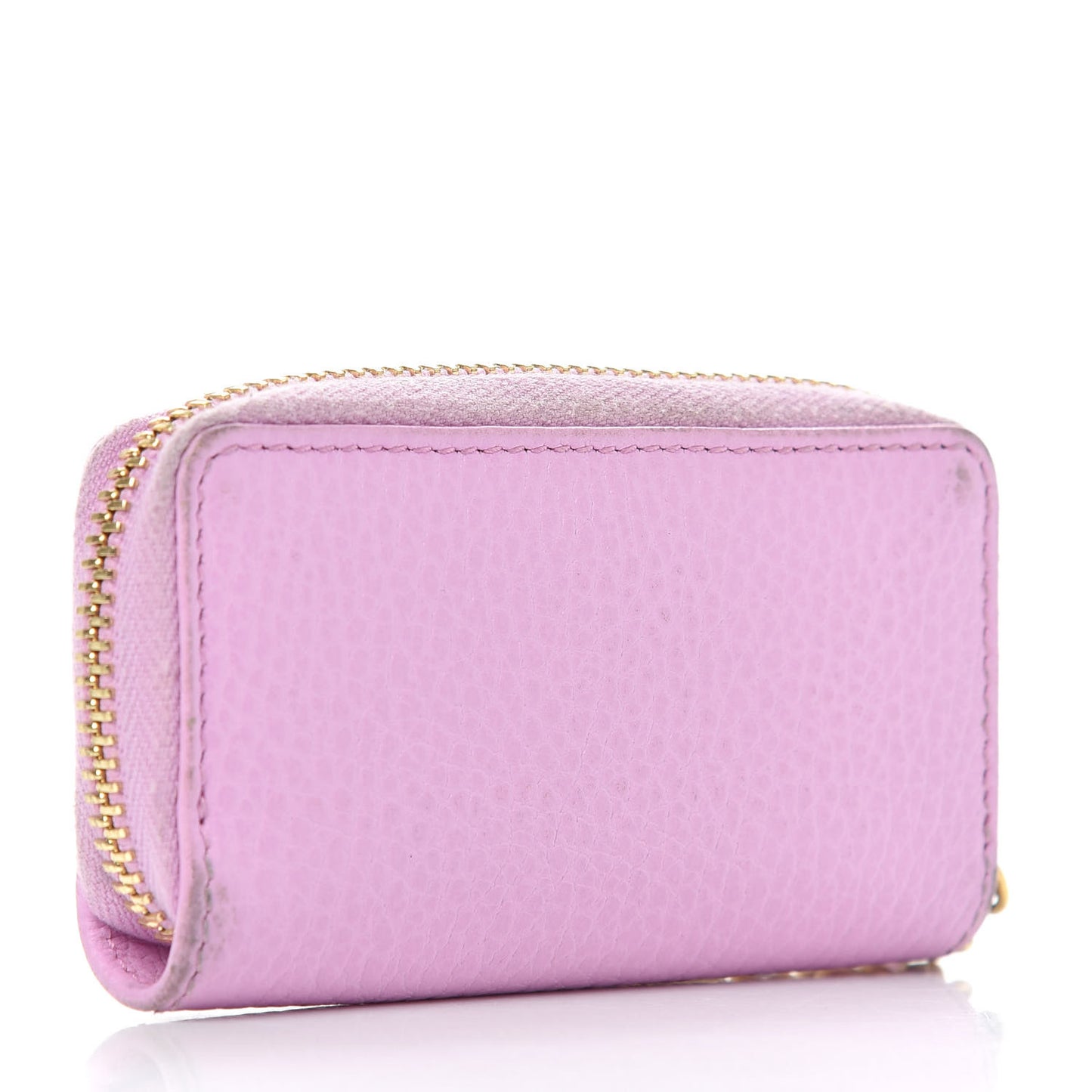 Dollar Calfskin Bosco Zip Around Key Case Malva