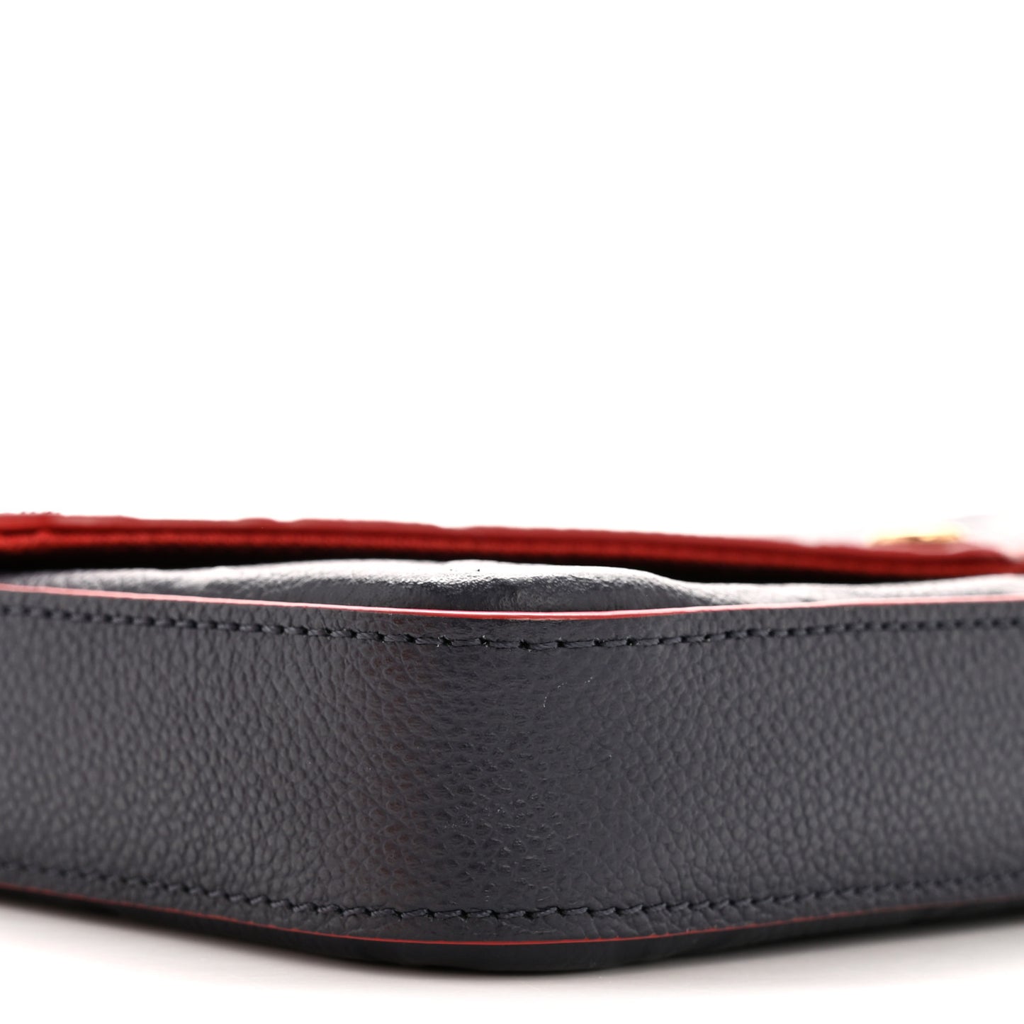 Empreinte Pochette Felicie Chain Wallet Marine Rouge
