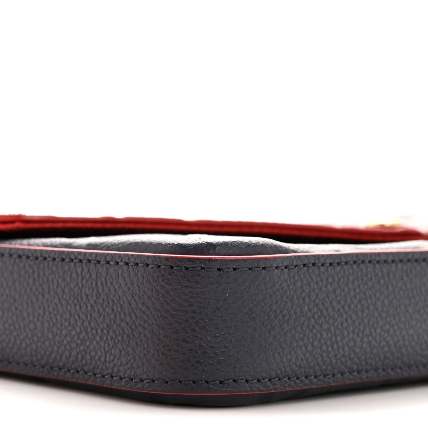 Louis Vuitton Empreinte Pochette Felicie Chain Wallet Marine Rouge 9 of 12