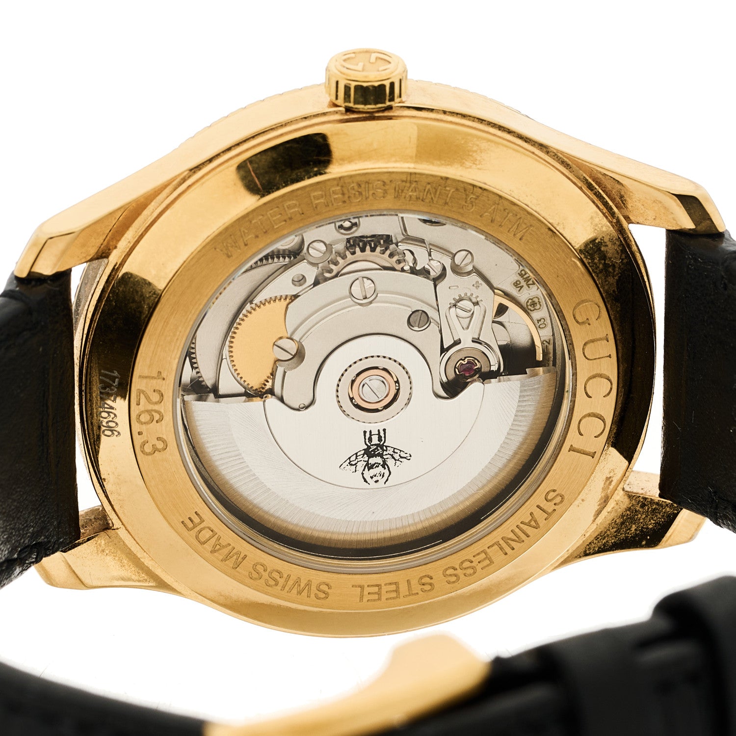 Gucci Stainless Steel Calfskin 40mm G-Timeless Eryx Automatic