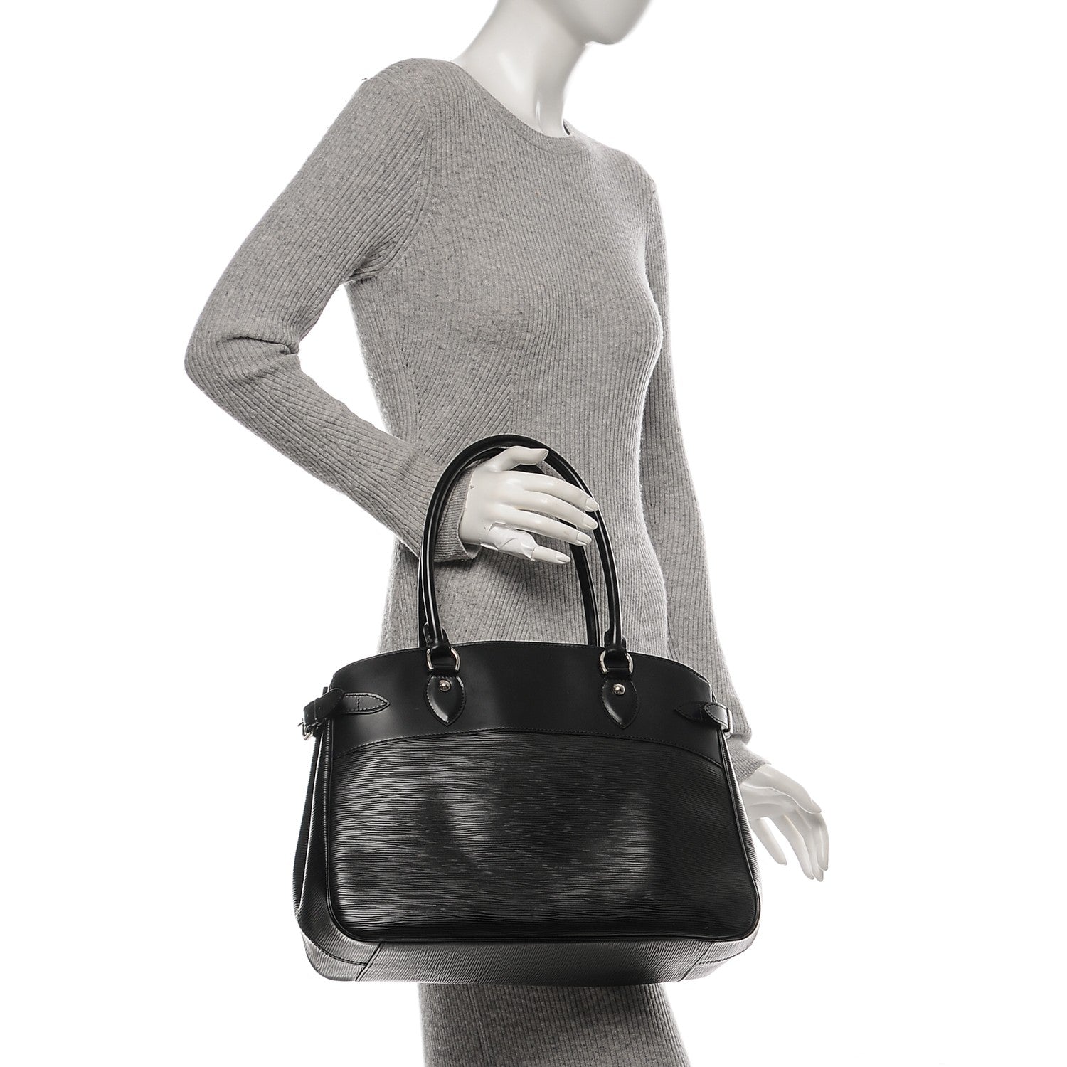 Louis Vuitton Epi Passy GM Black 2 of 6