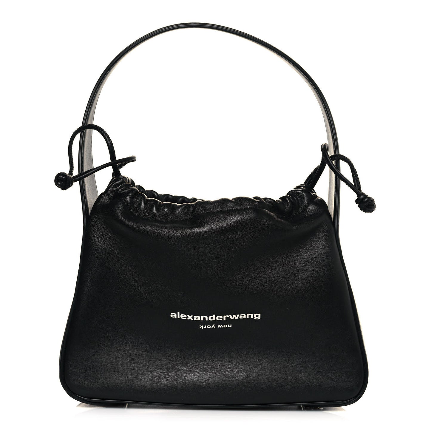 Lambskin Nylon Small Ryan Bag Black