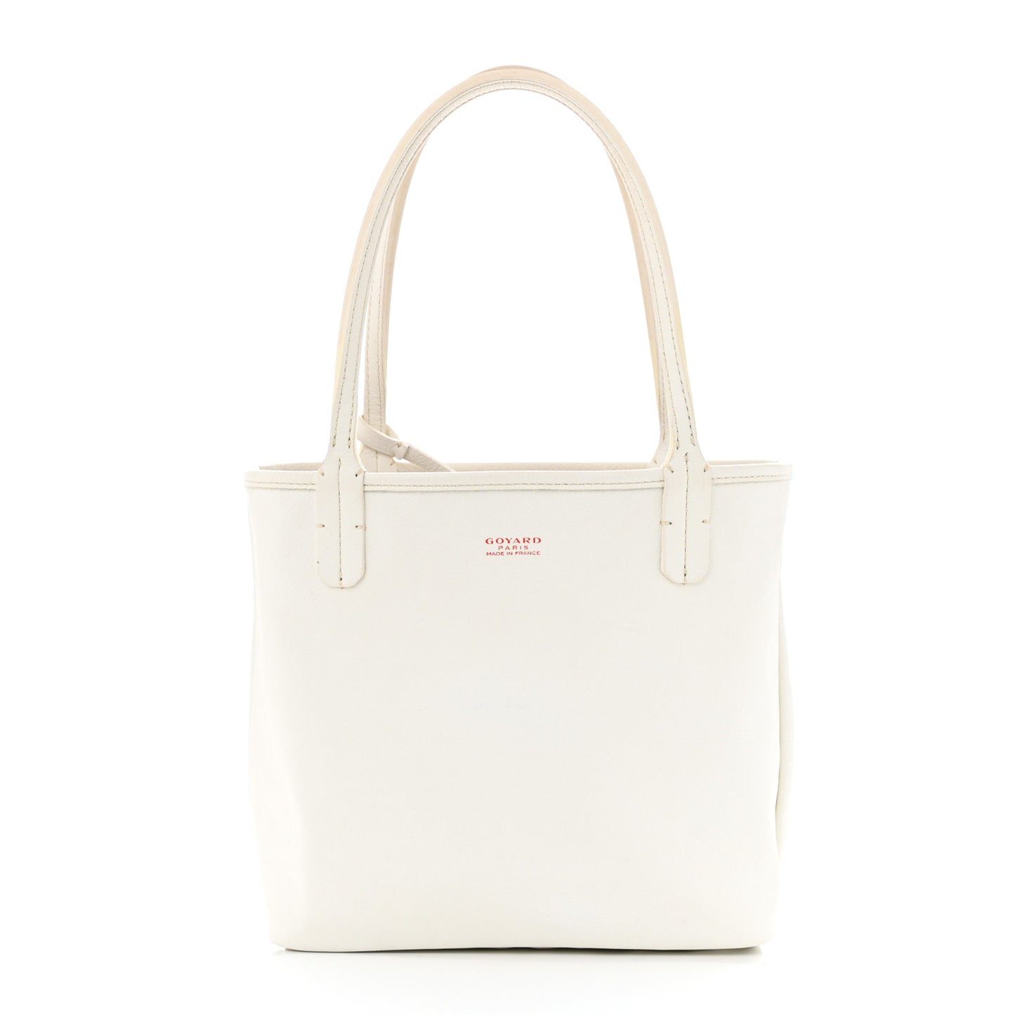 Goyardine Reversible Mini Anjou White