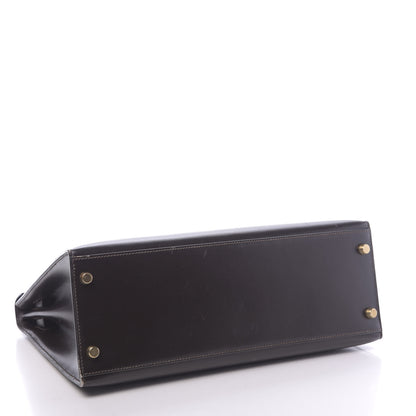 Hermes Box Kelly Sellier 32 Chocolate 4 of 21