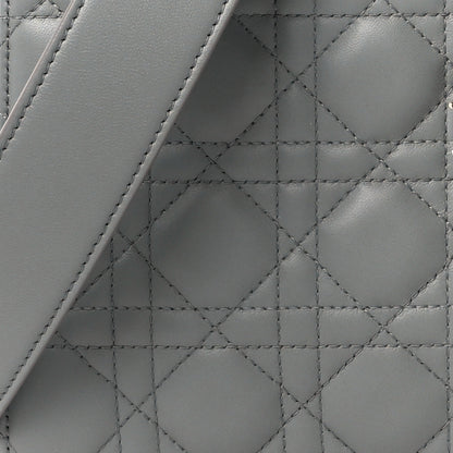 Christian Dior Lambskin Cannage Small My ABCDior Lady Dior Grey 8 of 11