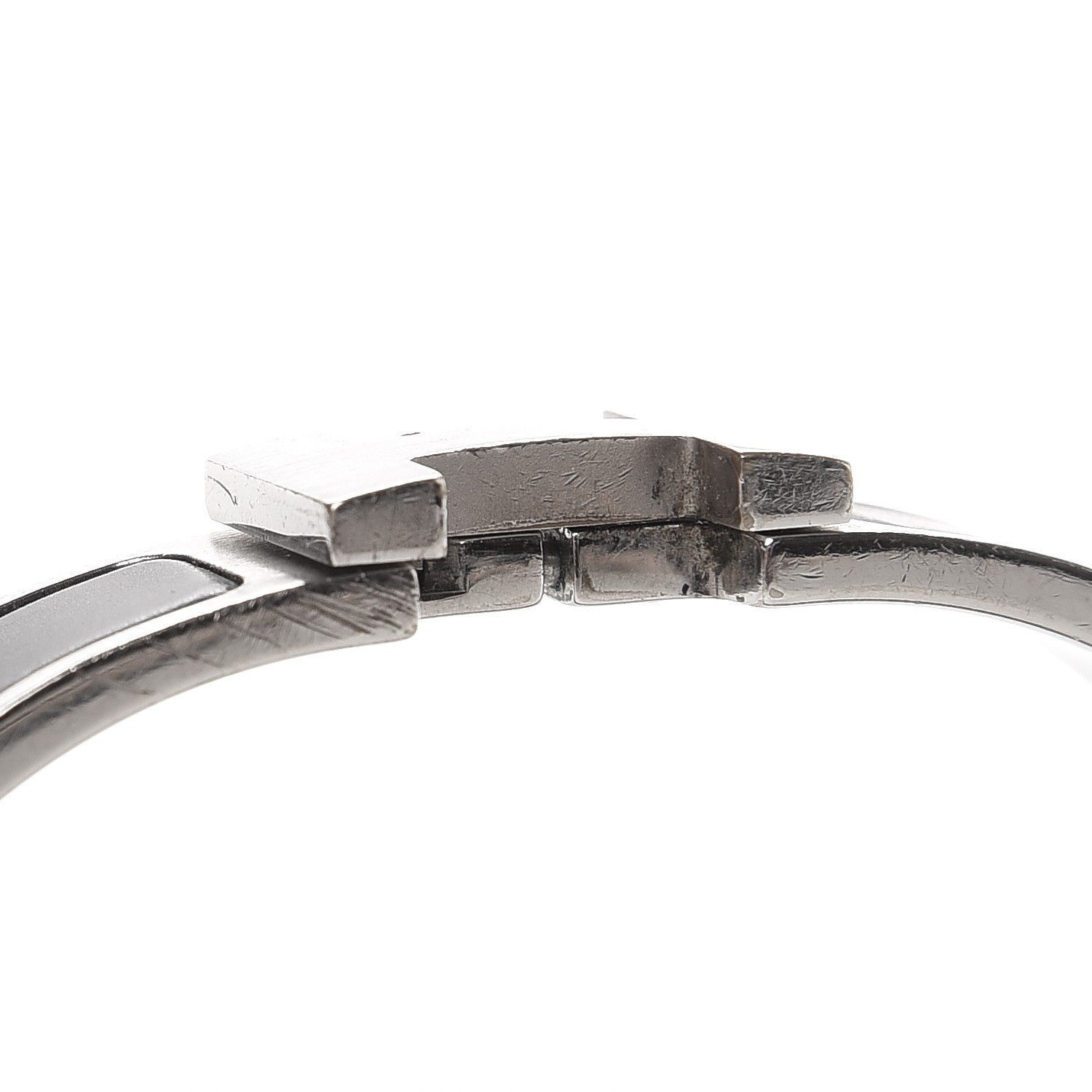 Hermes Matte Enamel Narrow Clic Clac HH Bracelet GM Bleu Nuit 5 of 6