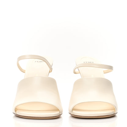 Fendi Vitello Fendi First 95mm Slide Sandals 40 Connecticut 2 of 8